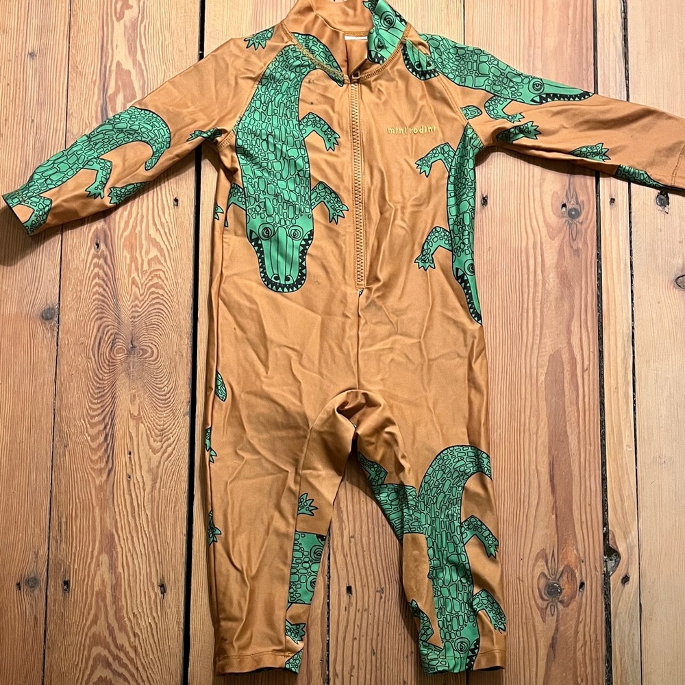 Mini Rodini alligator swimsuit, 9m-1.5 years
